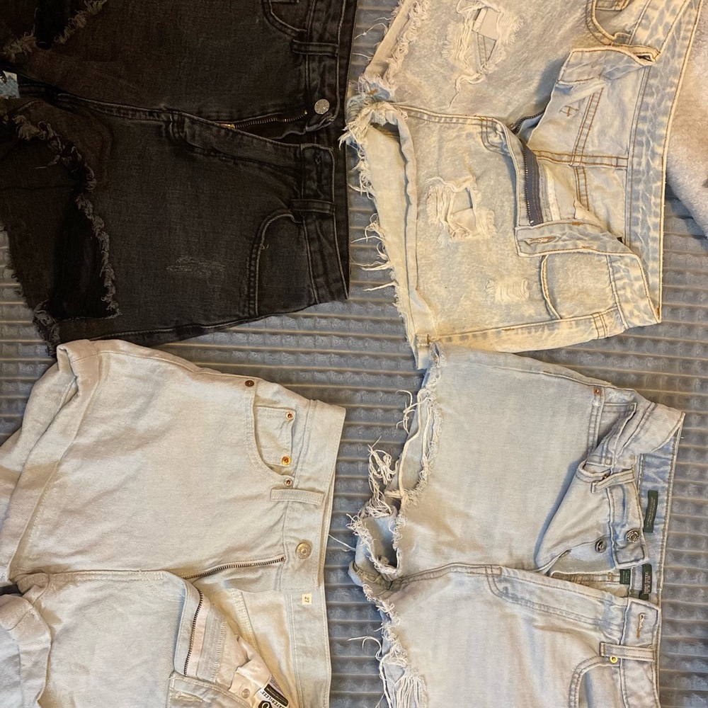 Stylish Kids Denim Shorts Set